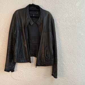 Women's Italian Black Leather Jacket